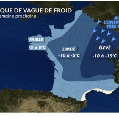 Carte froid janvier 2024