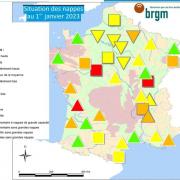 Nappes janvier 2023